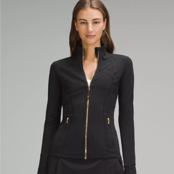 lululemon athletica Jackets & Blazers - Lululemon Define Jacket  (BLACK/GOLD) (SIZE LARGE /8)